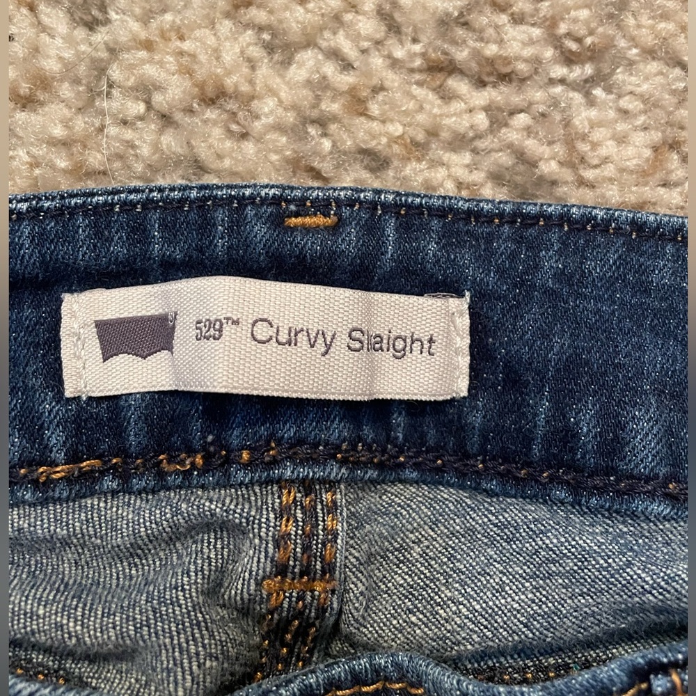 LEVIS HEMMED JEANS - Picture 3 of 11